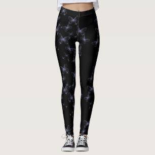Leggings de Capri altamente abandonadas para mulhe