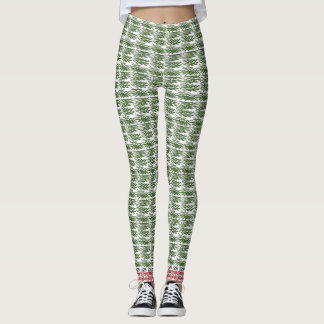 Leggings de Capri de Grama Verde Trending