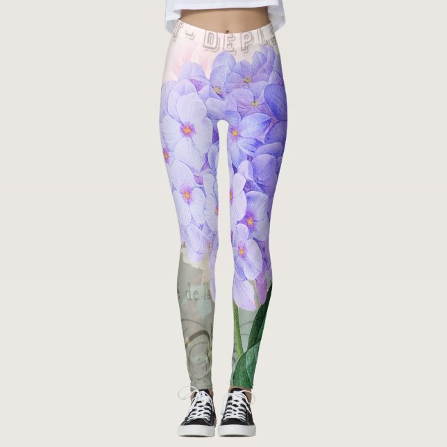 Leggings de Cartão Hyddreanga Roxo (Frente)
