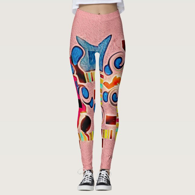 Leggings de "Casaco de Braços" (Frente)