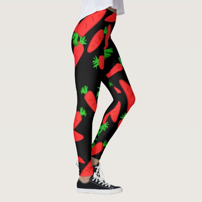 Leggings de Cenoura Comida Deliciosa (Direita)