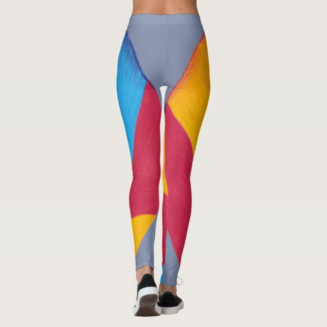 Leggings de Cinzas de Bola de Praia (Verso)