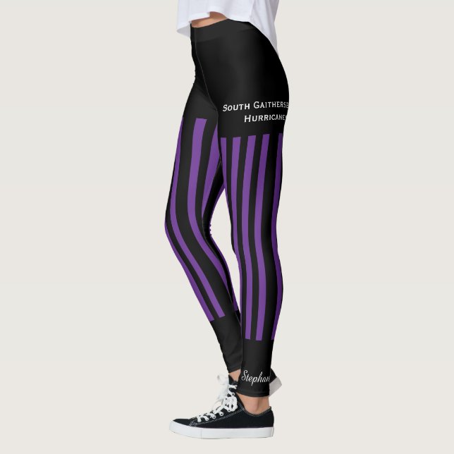 Leggings de Clube/Equipe Roxos com Shorts Falso (Esquerda)