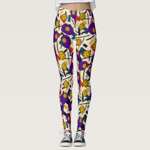 Leggings de clubes inspiradas por Pickleball Kazim