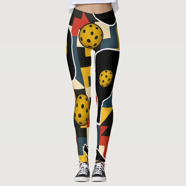 Leggings de Composição de Van Doesburg - Bold-Pick (Frente)