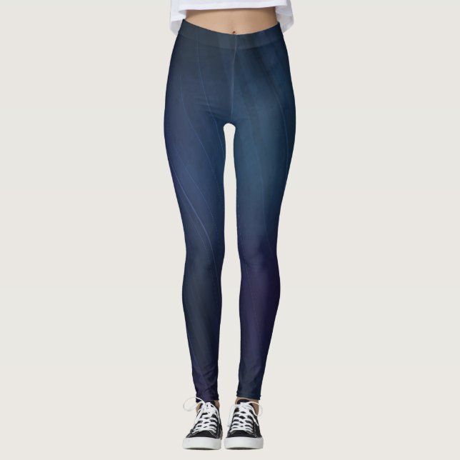 Leggings de Compressão de malhação - Céu Azul Notu (Frente)