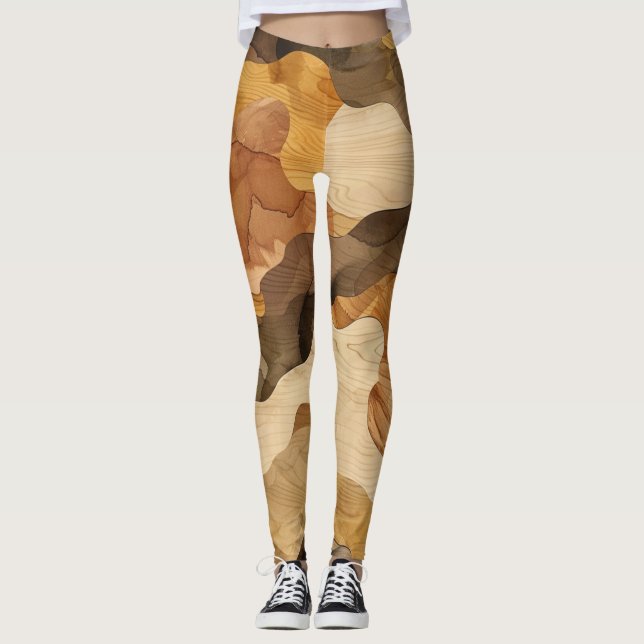 Leggings de Compressão de Spandex Personalizadas V (Frente)