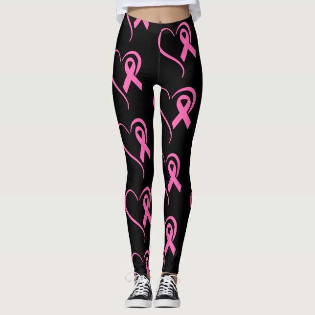Leggings de consciência do Cancer da mama (Frente)