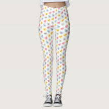 Leggings de Corações Doces