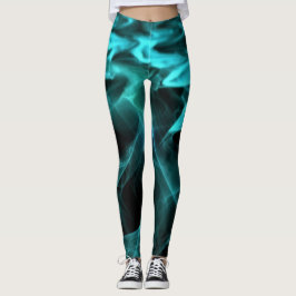 Leggings de Cores Aquáticas para Almas Artísticas