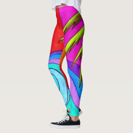 Leggings de cores de verão