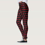 Leggings de cores personalizadas com pontos<br><div class="desc">Legging Preto dos Pontos Vermelhos - Escolha o seu Plano de Fundo e as Cores dos Pontos Favoritos!</div>