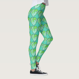 Leggings de cores personalizadas do Earth Love