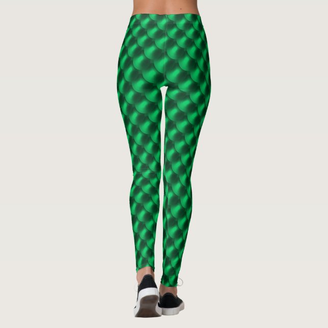 Leggings de Cosplay Green Lizard (Verso)