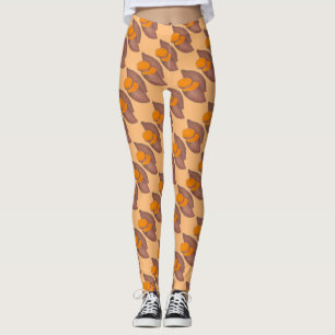 Leggings de Cozinhar de batata doce de laranja