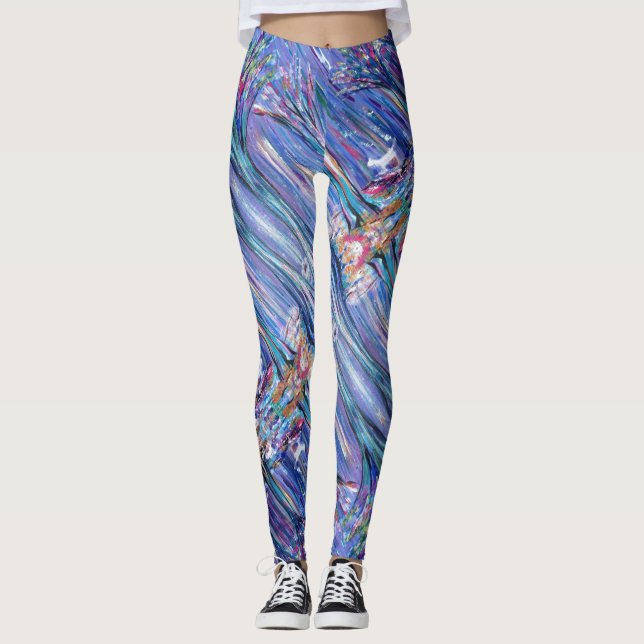 Leggings de cristal azul (Frente)