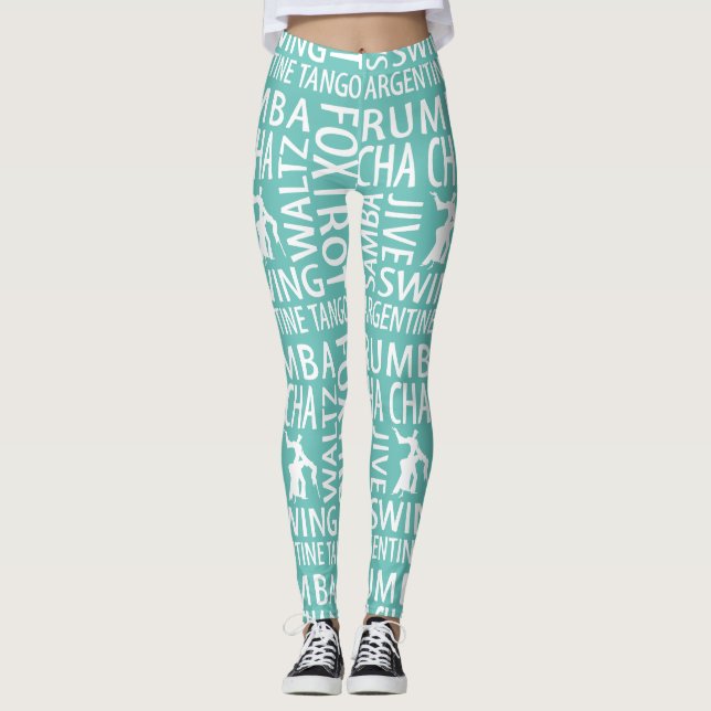 Leggings de dança de salão (Frente)