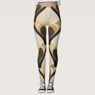 Leggings de Deco de Arte Glamorosa