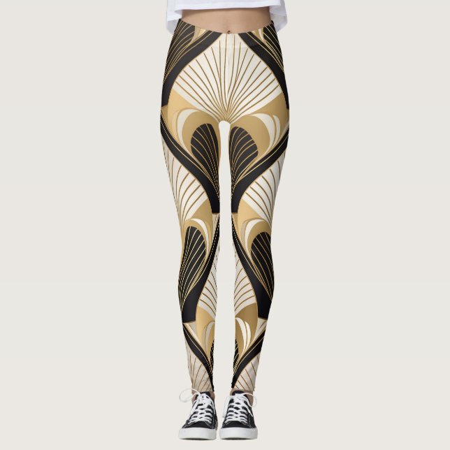 Leggings de Deco de Arte Glamorosa (Frente)