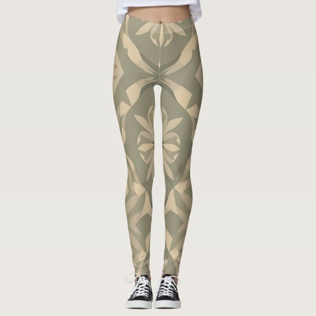 Leggings de decoração de casa suave - Impressora d (Frente)