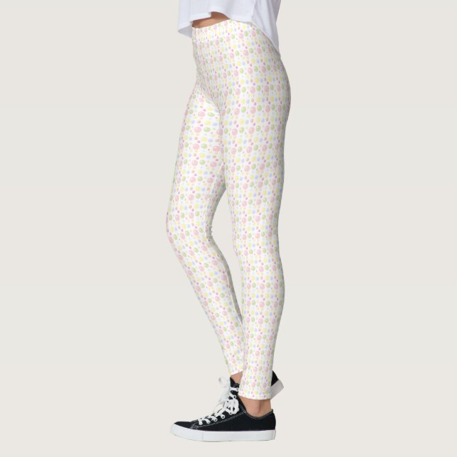 Leggings de Design de bolhas de Pastel (Esquerda)
