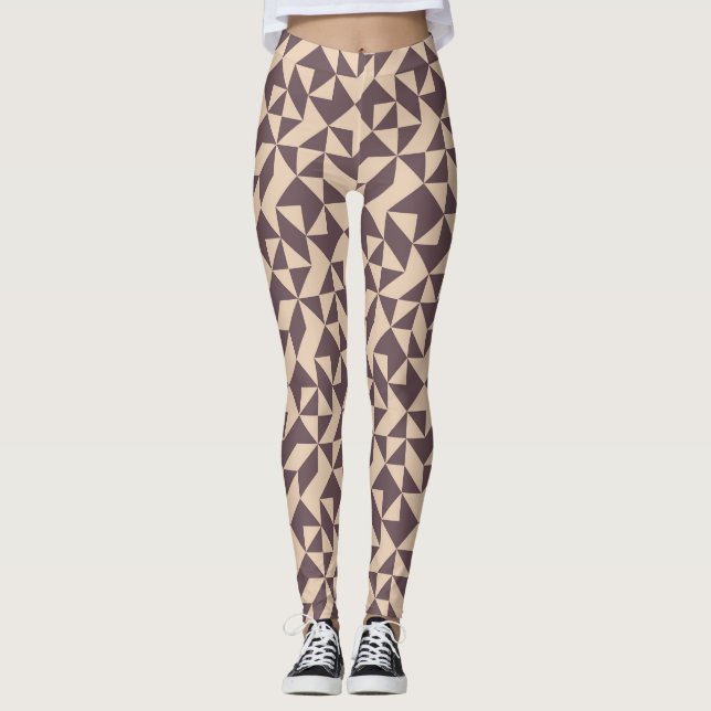 Leggings de Design de chocolate feminino (Frente)