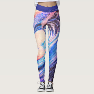 Leggings de Design de onda Recoleta