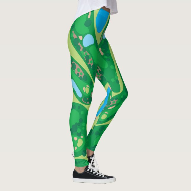 Leggings de Design do Curso Golf (Direita)