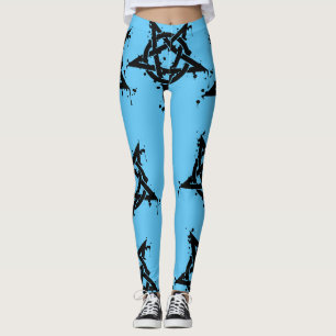 Leggings de design do Pentágono