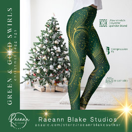 Leggings de Design Natalino Festivo