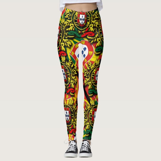 Leggings de designs portugueses (Frente)