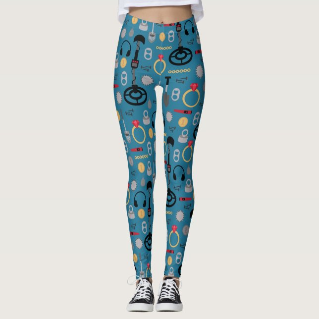 Leggings de detecção de metais (Frente)
