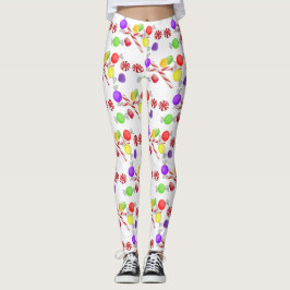 Leggings de doces de Natal