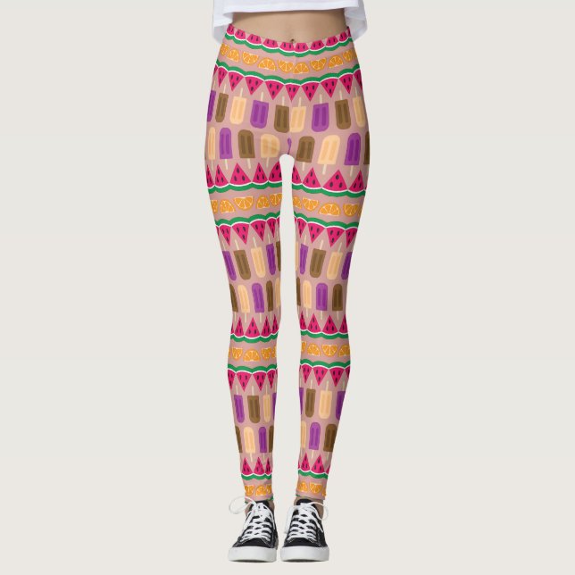 Leggings de doces de verão (Frente)