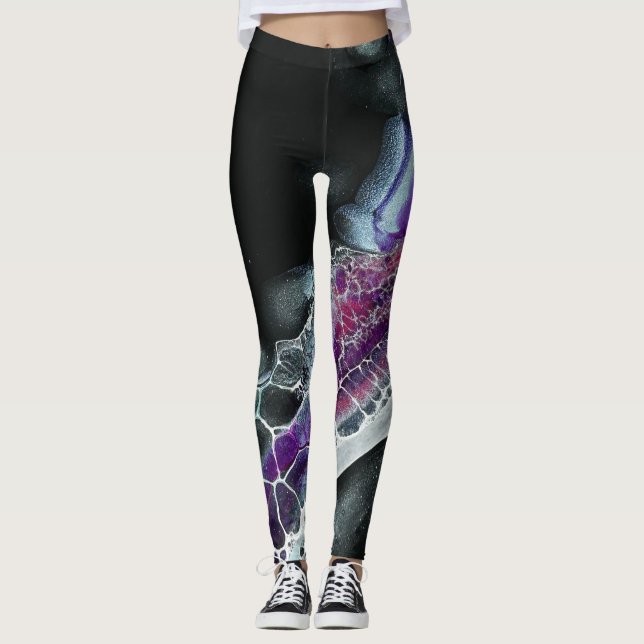 Leggings de escamas vibrantes (Frente)