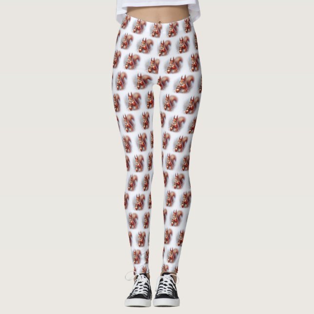 Leggings de Esquilo e Bolota (Frente)