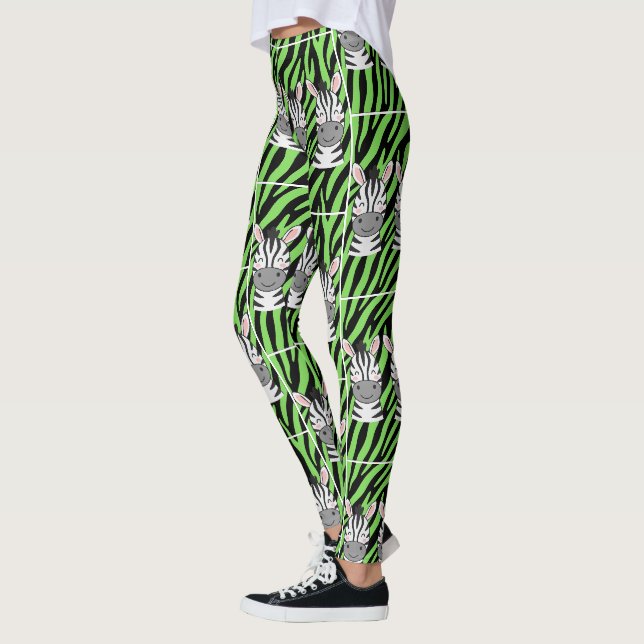 Leggings de Estampa de Zebra em Lima Fashion (Esquerda)