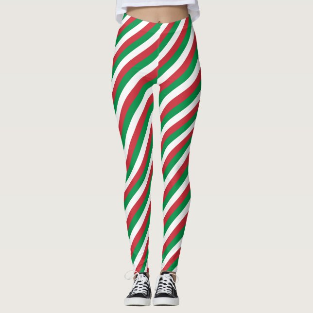 Leggings de estilhaços de bandeira italiana (Frente)