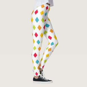 Leggings de Estilo de Diamante