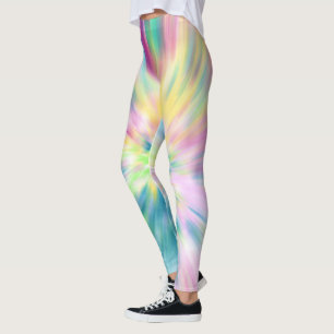 Leggings de explosão do cotovelo pastel
