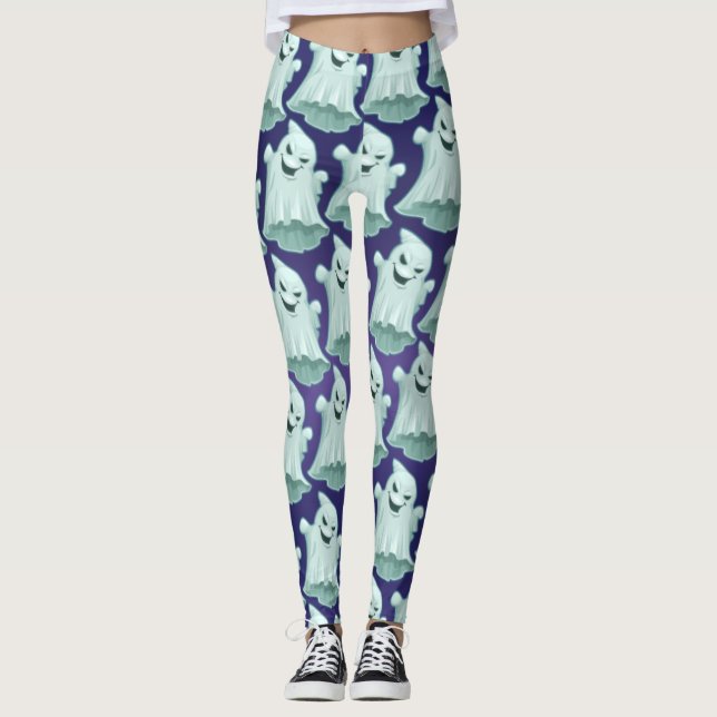 Leggings de fantasia do Fantasma Ghost (Frente)