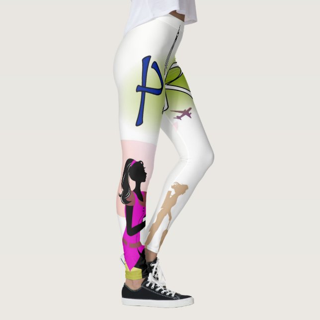 Leggings de Férias em Paris França (Direita)