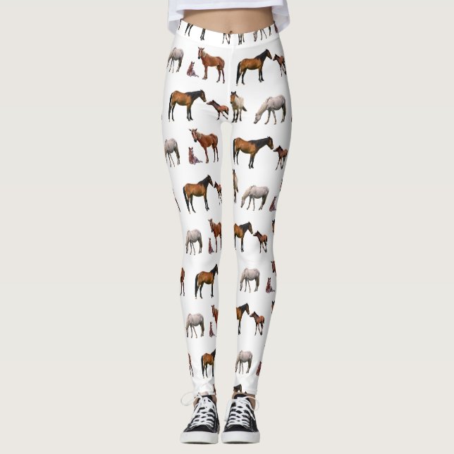 Leggings de Festa de Pôneis (escolha a cor) (Frente)