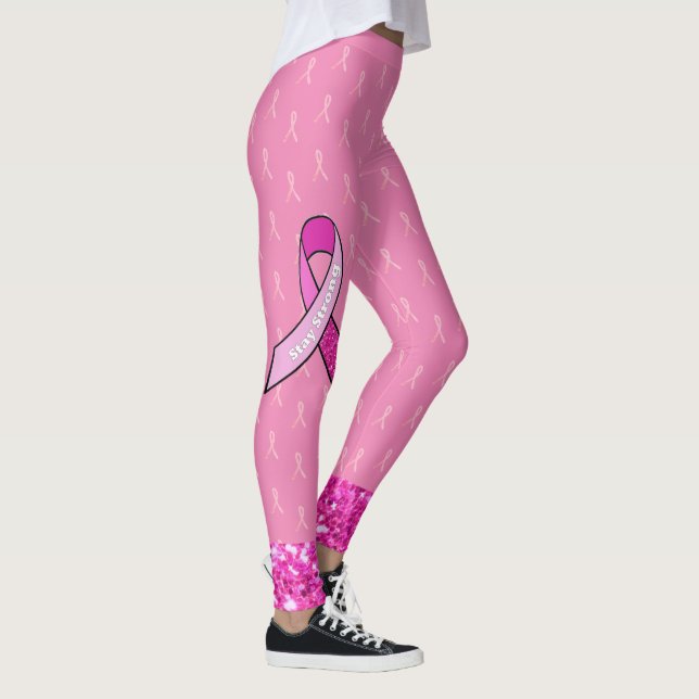 Leggings de Fita de Sensibilização do Cancer da Ma (Direita)