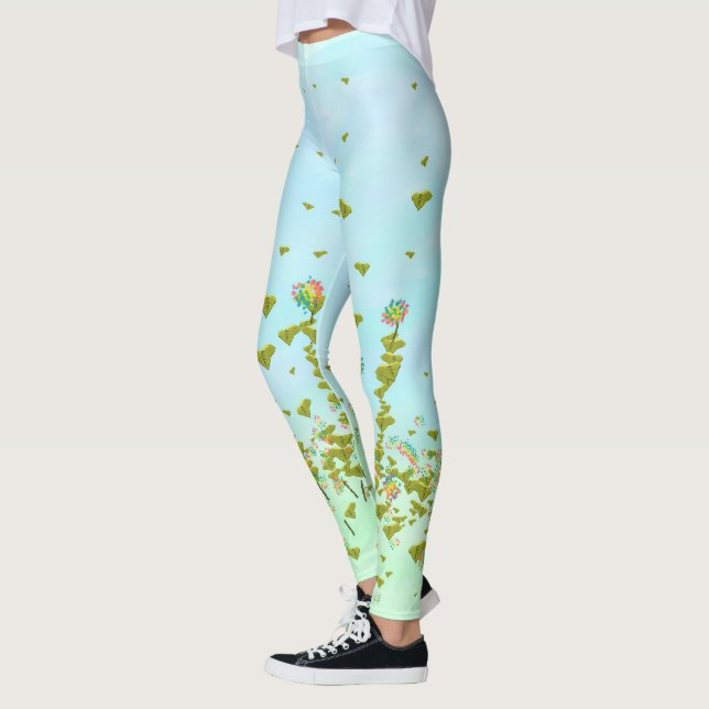 Leggings de flores silvestres (Esquerda)