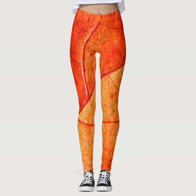 Leggings de Folha de outono (Frente)