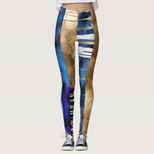 leggings de fusão vívidas