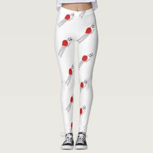 leggings de futebol santa claus