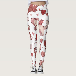 Leggings de Gata Fofa do Dia dos Namorados