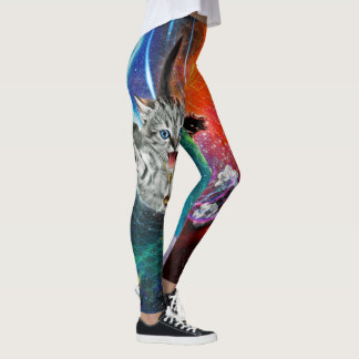 Leggings de Gato de Gato Espacial